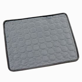 Dog Cooling Mat Summer Pets Cold Bed Extra Large For Small Big Dogs Pet Accessories Cat Durable Blanket Sofa Cat Ice Pad Blanket Pet Products (Option: Dark Gray 2-2XL150*100cm)