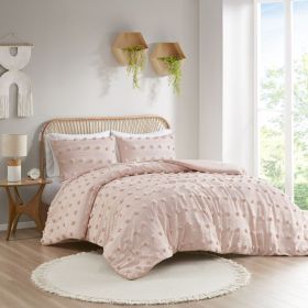 Twin/Twin XL Clip Jacquard Comforter Set (Color: as Pic)